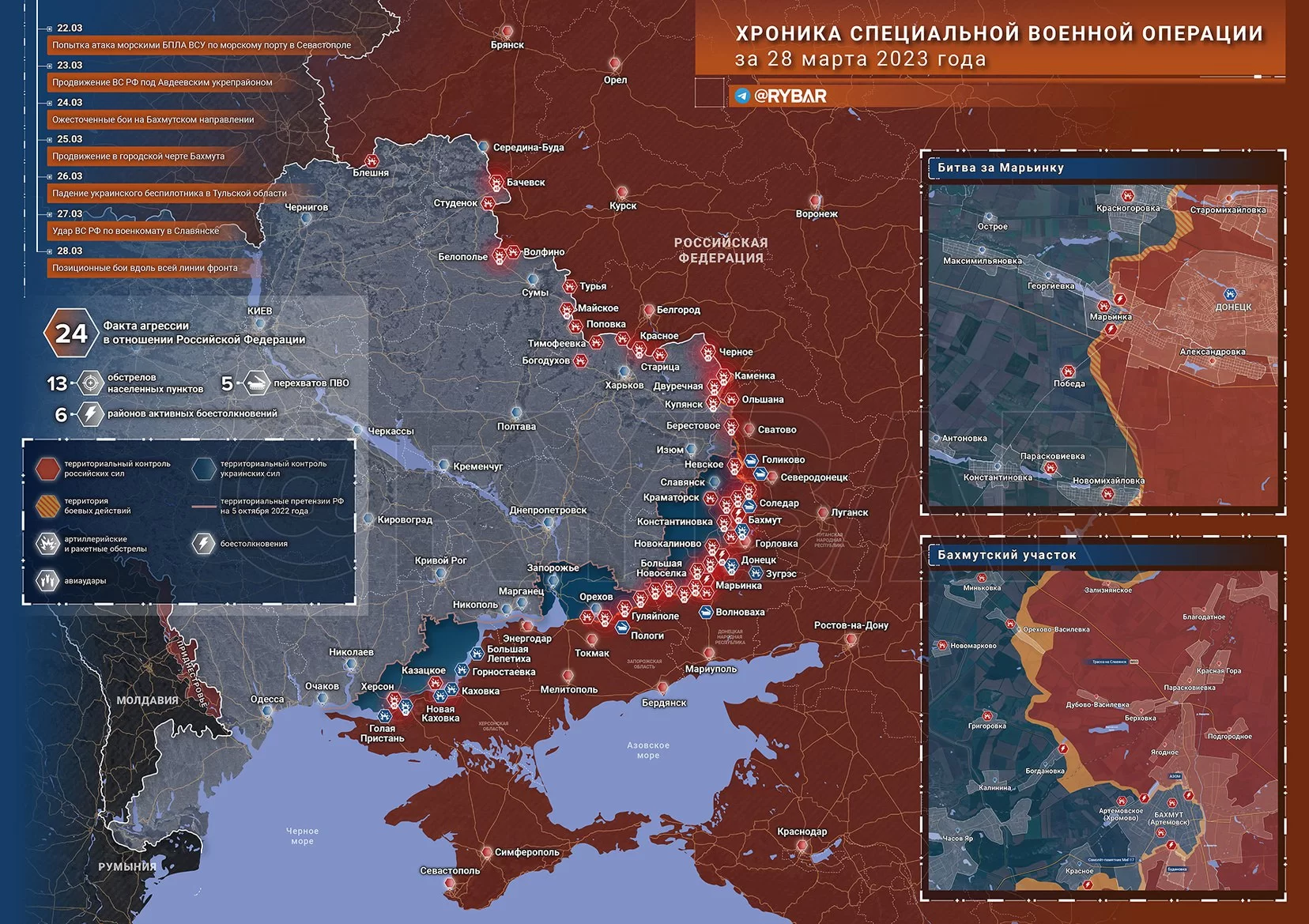 Хроника специальной военной операции за 28 марта