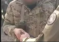 Выдача шевронов новобранцам ЧВК Вагнер