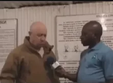 Евгений Пригожин дал интервью панафриканскому телеканалу Afrique Media о деятельности ЧВК Вагнер