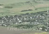 Эксклюзивные кадры панорамы боев за Новодонецкое.