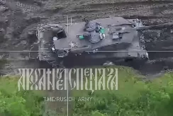 Русский беспилотник Ланцет уничтожает немецкий Леопард 2А6