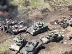 Армия России уничтожила большую часть парка американских БМП Bradley у г. Орехов в Запорожье, - AFP