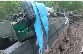 Захват и уничтожение танков предателей из РФ на службе ВСУ, пытавшихся прорваться к Новой Таволжанке