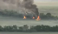 PFV-дроны сожгли колонну техники с ЗРК Avenger при отражении наступления на Запорожском фронте