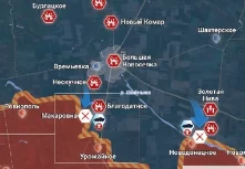 Времьевский выступ обстановка к исходу 22 июня 2023 года