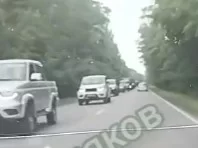 Колонна ЧВК «Вагнер» в Воронежской области 24.06.2023