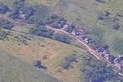 Точный прилет по пункту дислокации всушников в Харьковской области