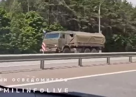 Огромная колонна ЧВК «Вагнер» покидает Липецкую область