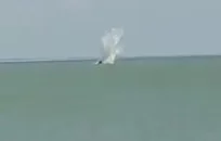 Штурмовик Су-25 потерпел аварию при выполнении учебно-тренировочного полета, предварительная причина - отказ двигателя