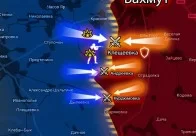 Враг с ночи не прекращает наступление на Клещеевку на южном фланге Артёмовска 22.07.2023