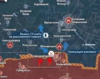 Времьевский участок обстановка по состоянию на 11.00 26 июля 2023 года