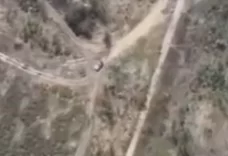 Кадры уничтожения роты БМП в ходе попытки прорыва к Работино на Запорожском фронте