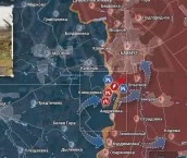 Соледарское направление: атаки ВСУ к северу от Клещеевки обстановка по состоянию на 18.00 29 октября 2023 года