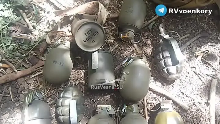 «Белые волки» «Отважных» зхватывают позиции и показывают трофеи, взятые в боях у Новопокровского за Авдеевкой