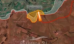 Десант ворвался в Раздоловку, штурмуя посёлок под Соледаром