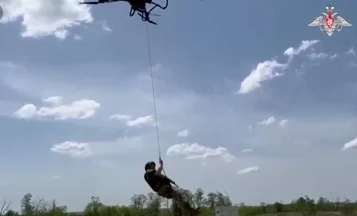 Уникальный тяжёлый ударно-транспортный дрон «Перун», способный забрасывать десант в тыл врага, разработан в группировке войск Днепр