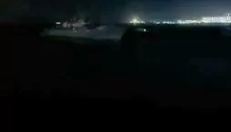 Кадры уничтожения в акватории Черного моря двух безэкипажных катеров ВСУ, следовавших в направлении Новороссийска.