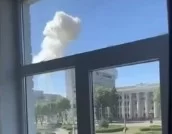 Кадры мощнейших ударов по оборонному заводу «Южмаш» и его окрестностям в Днепропетровске