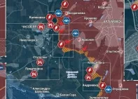 Артемовское направление: бои за леса у Часова Яра обстановка по состоянию на 19.00 9 июля