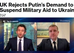 Великобритания отвергла требования Путина о прекращении поставок Украине оружия во время перемирия — Bloomberg